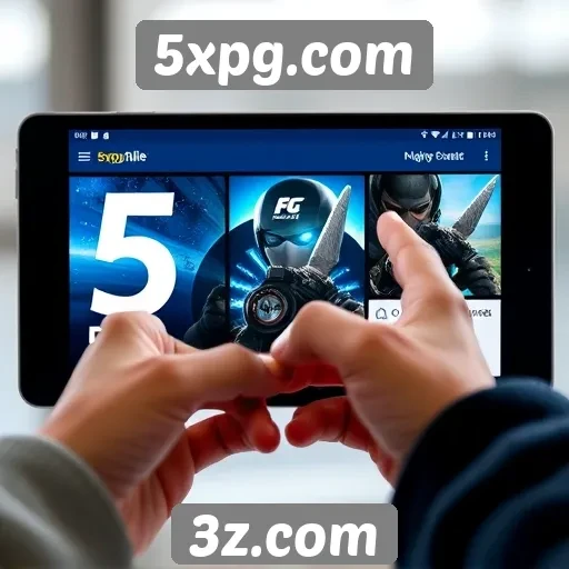 Experiência do usuário no 5xpg.com em dispositivos móveis